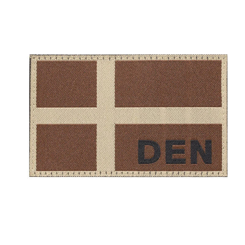 ClawGear - Dänemark Flagge Patch Wüste