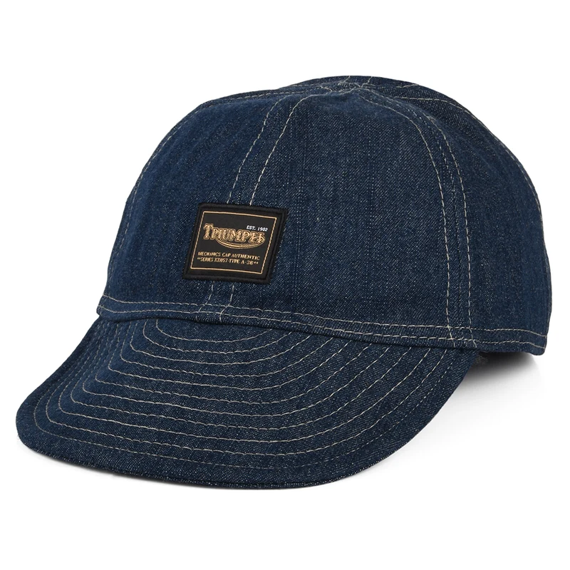 Triumph Motorcycles Oilys Feldmütze II aus Baumwolle - Denim