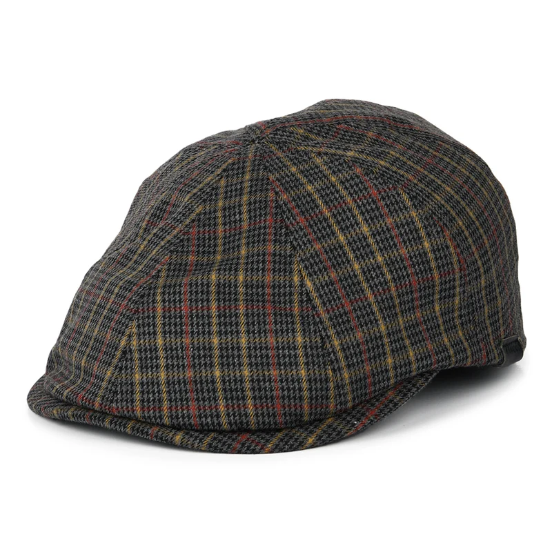 Kangol Flexfit Ballonmütze mit Schottenkaro - Grau-Multi