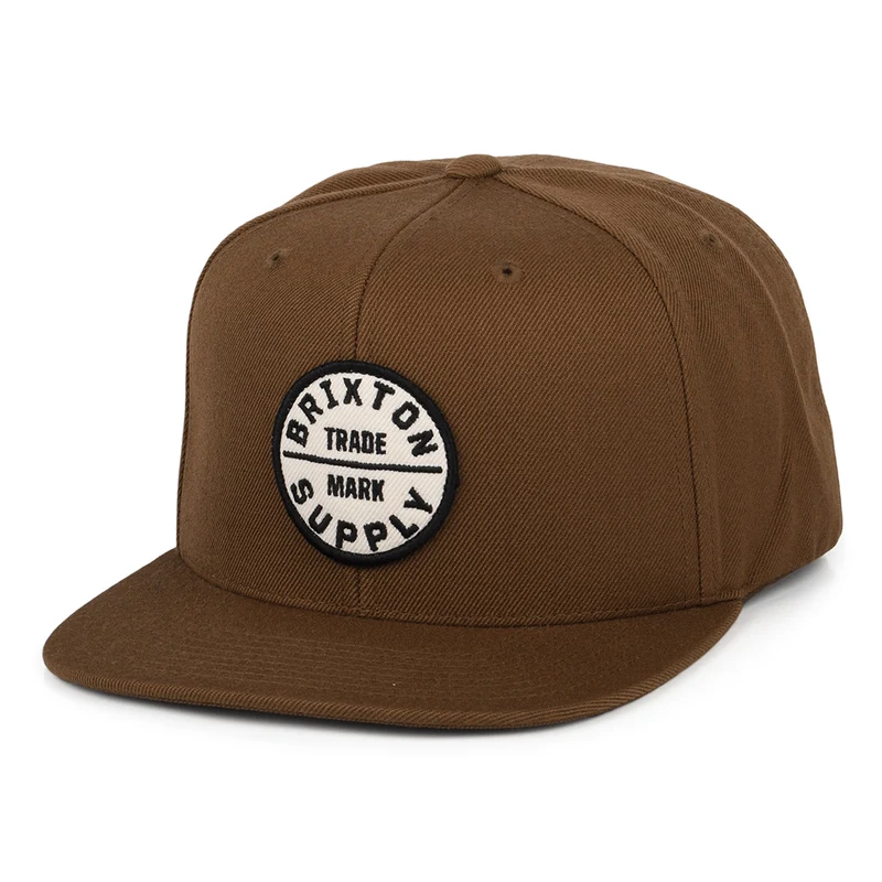 Brixton Oath III Snapback Cap - Braun