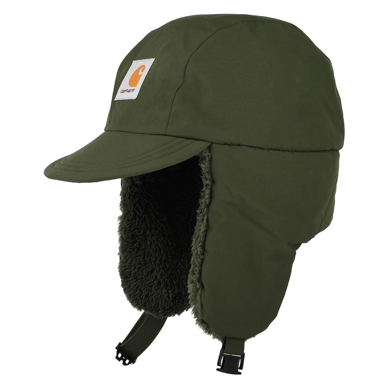 Carhartt WIP Alberta Baseball Cap mit Ohrenklappen - Zypresse