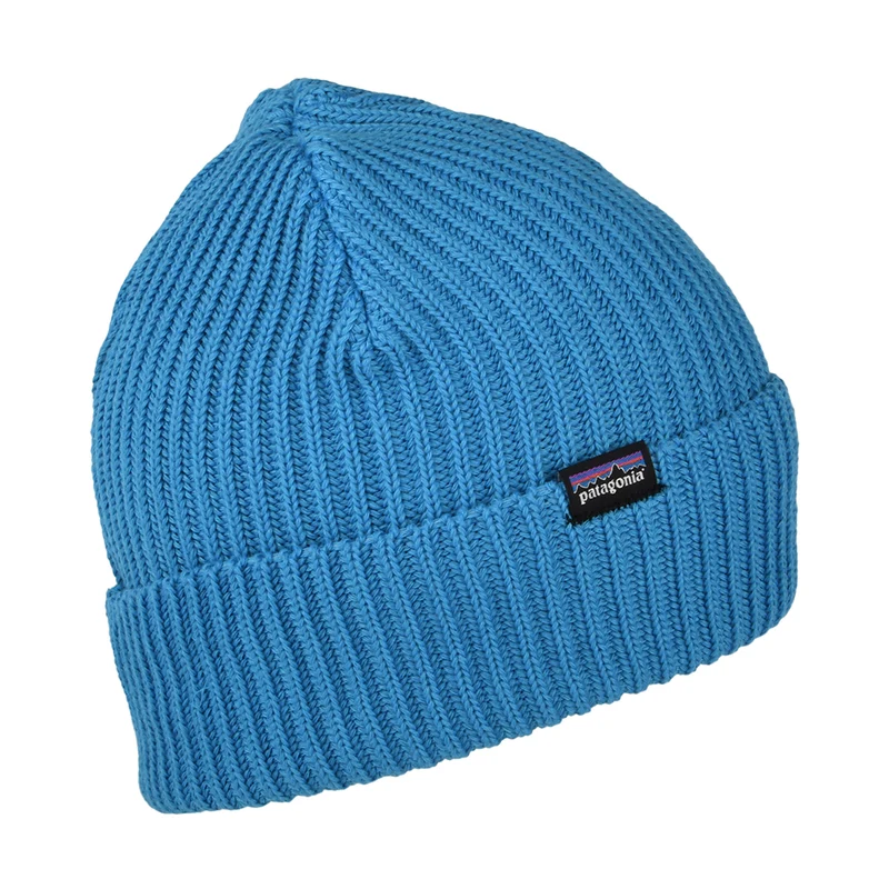 Patagonia Fishermans gerollt Beanie Mütze - Mittelblau