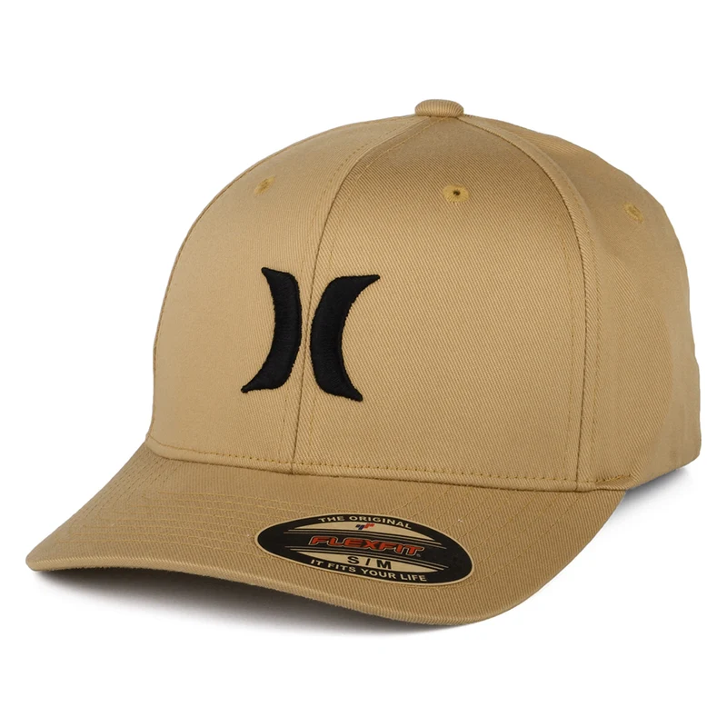 Hurley One & Only Flexfit Baseball Cap - Hellbraun