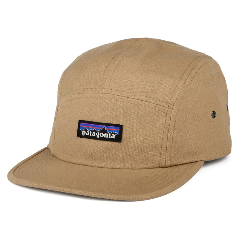 Patagonia P-6 Label Maclure 5 Paneelen Cap aus organischer Baumwolle - Wüstensand