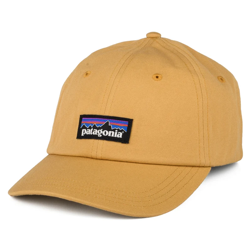 Patagonia P-6 Label Trad Baseball Cap aus organischer Baumwolle - Kamel