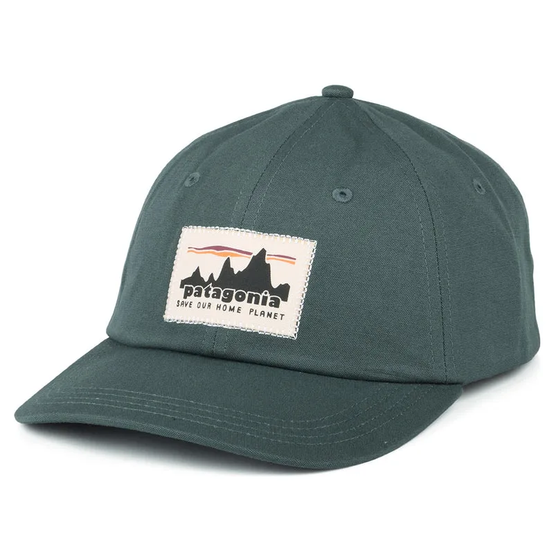 Patagonia 73 Skyline Trad Baseball Cap aus organischer Baumwolle - Helles Waldgrün
