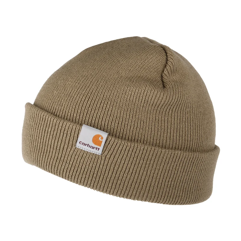 Carhartt WIP Stratus Low Beanie Mütze - Hellbraun