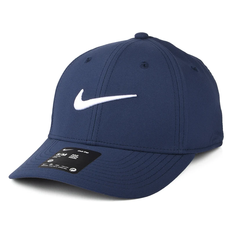 Nike Golf Dri-Fit Strukturierte Baseball Cap - Marineblau-Weiß