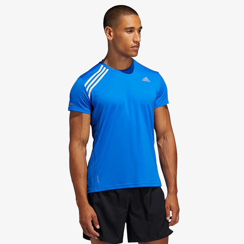 adidas Run 3 Stripe T-Shirt