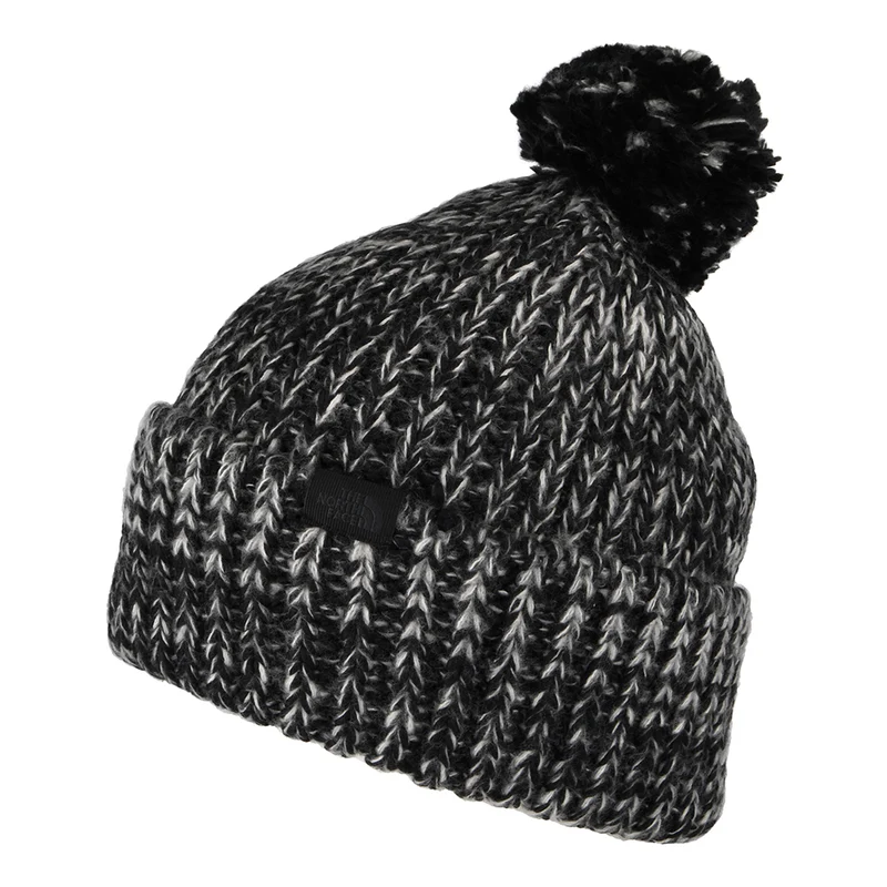 The North Face Cozy Chunky Bommelmütze - Schwarz