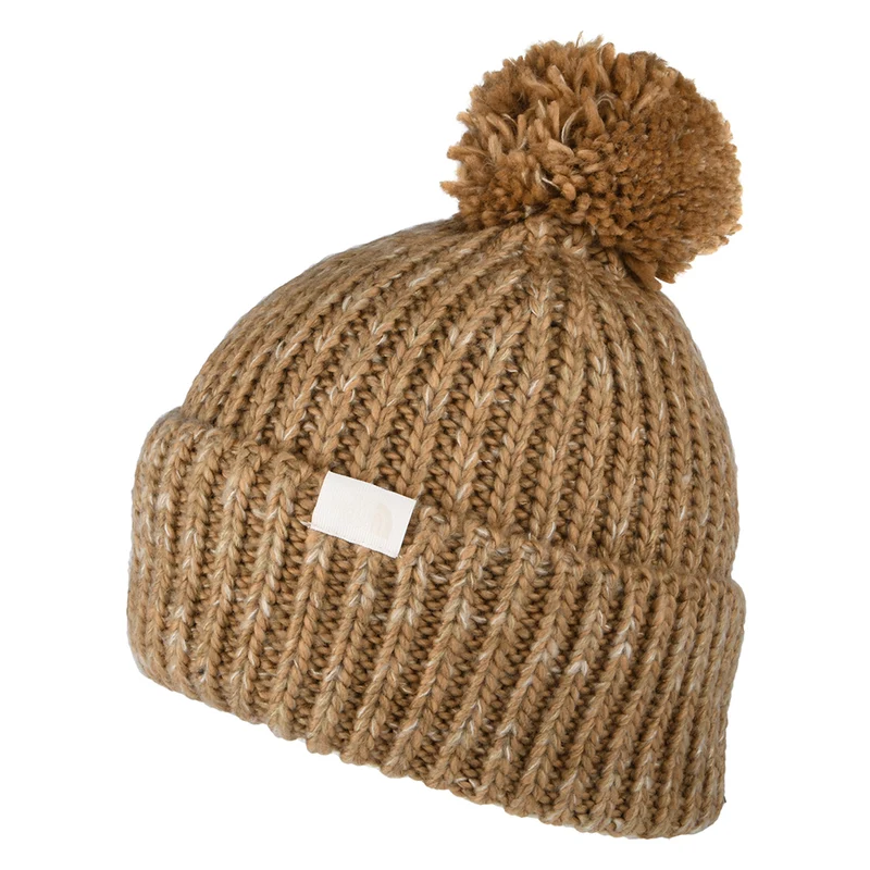 The North Face Cozy Chunky Bommelmütze - Kamel
