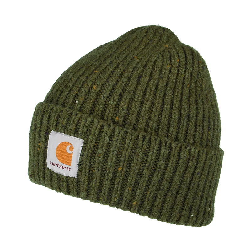 Carhartt WIP Anglistic Beanie Mütze - Olivgrün
