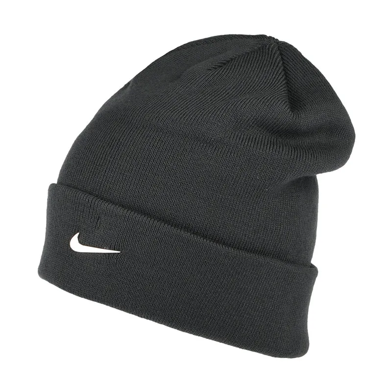 Nike Golf Swoosh mit Umschlag Beanie Mütze - Anthrazit-Silber