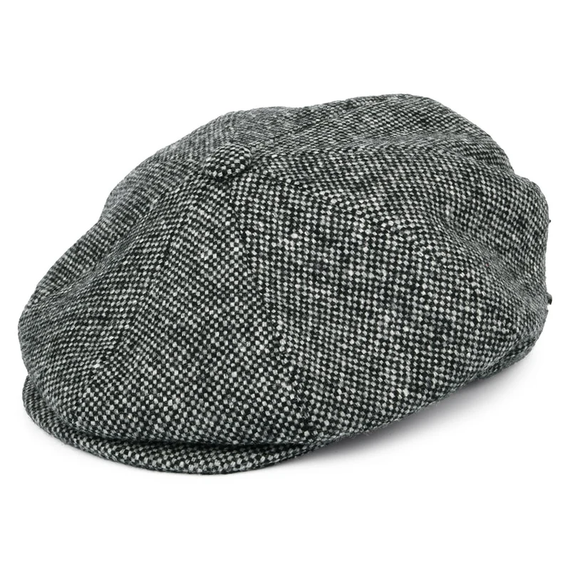 Bailey Galvin Italian Tweed Ballonmütze - Schwarz