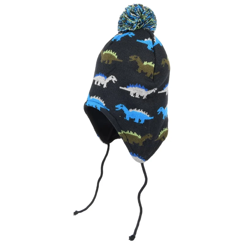 Scala Kinder Dino Bommelmütze Peruvian - Marineblau