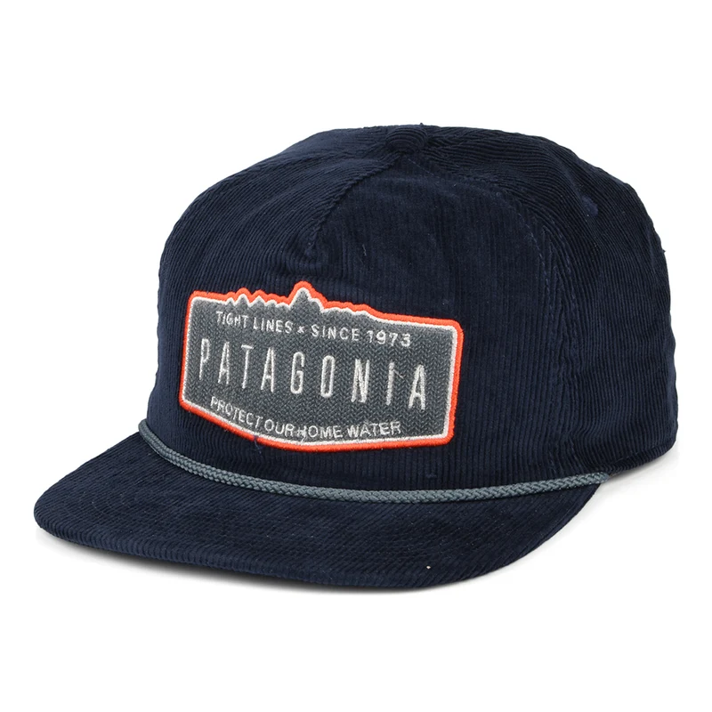 Patagonia Ridgecrest Fly Catcher Kord Snapback Cap - Marineblau