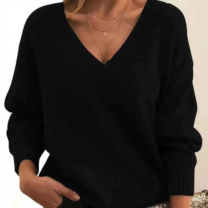 Herbstlicher Luxuskaschmirpullover - Isabella