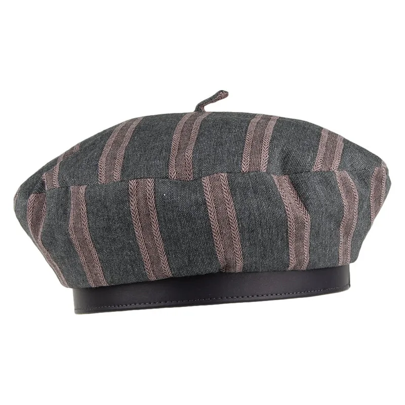 Brixton Audrey II Baskenmütze - Marineblau-Multi