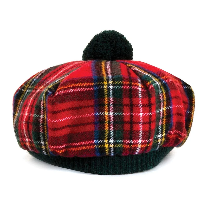 Lochcarron Of Scotland Tam O' Shanter Mütze - Royal Stewart - Rot