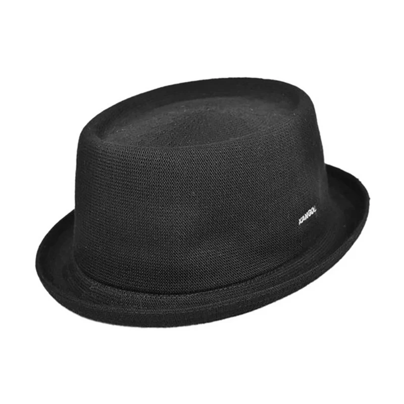 Kangol Bambus Mowbray Pork Pie Hut - Schwarz