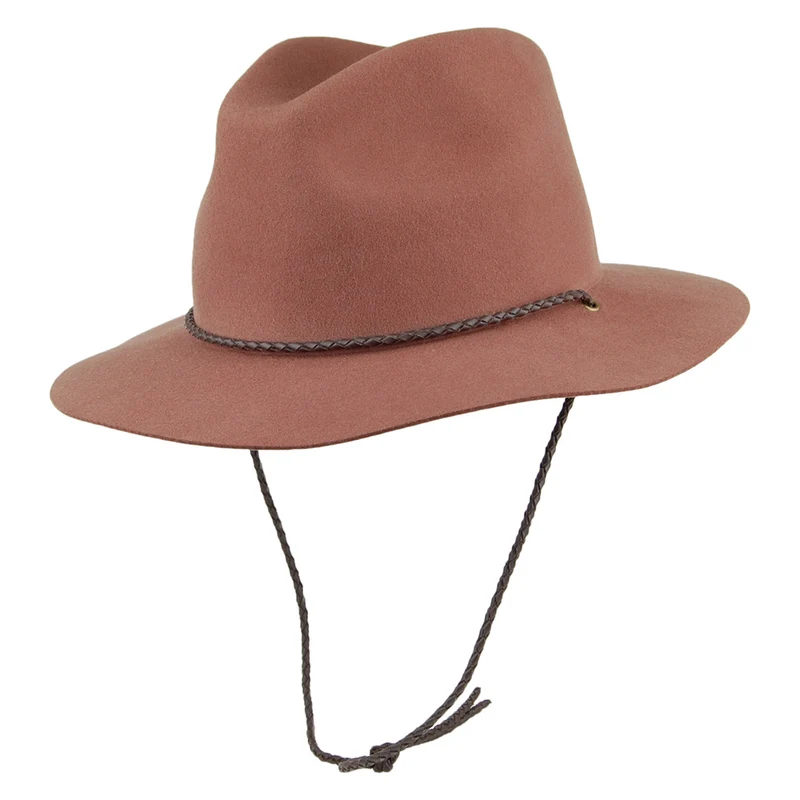 Brixton Freeport Fedora Hut - Braun