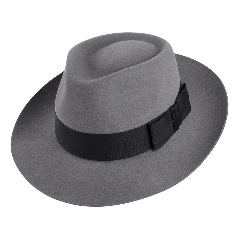 Christys Casablanca Fedora - Hellgrau