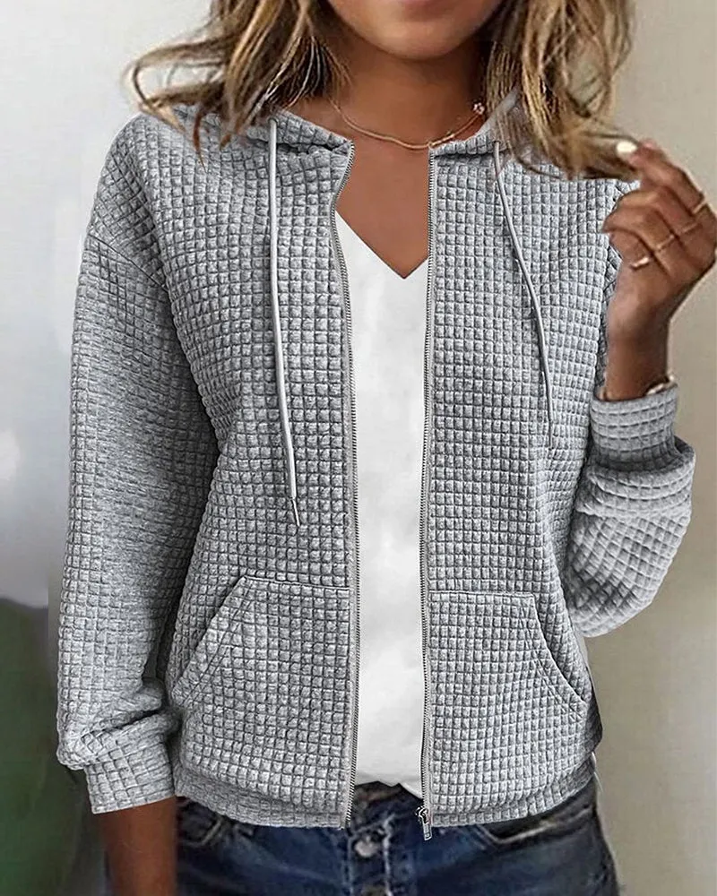 Damen Freizeitjacke mit Reißverschluss & Taschen – Wynona