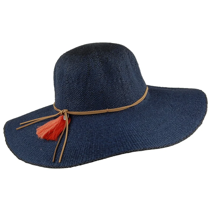 Barts Alecan Schlapphut mit erweiterter Krempe - Marineblau