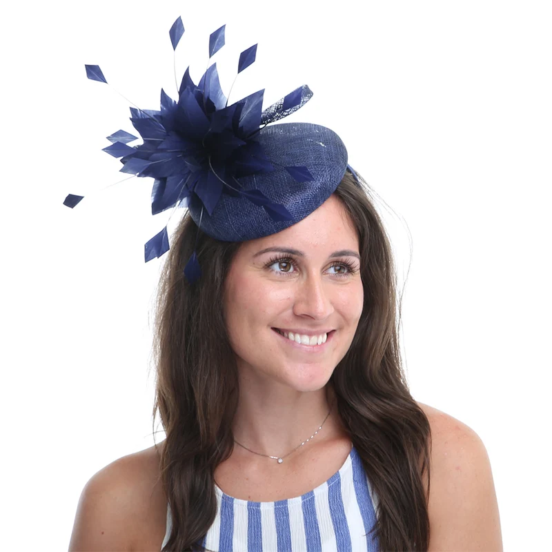 Jane Anne Designs Mandy Fascinator - Dunkelblau