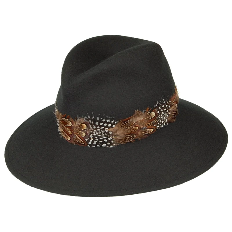 Whiteley Penelope Country Fedora Hut - Waldgrün