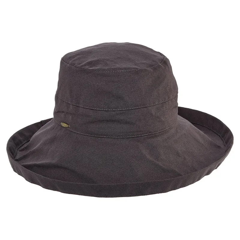 Scala Lanikai Packbarer Sonnenhut - Anthrazit
