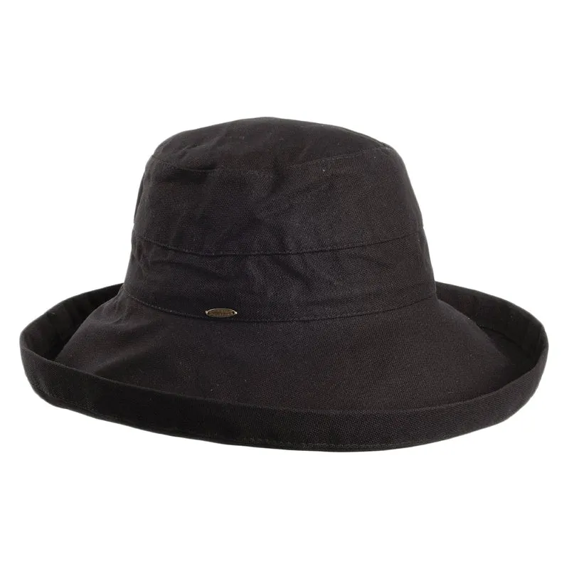 Scala Lanikai Packbarer Sonnenhut - Schwarz