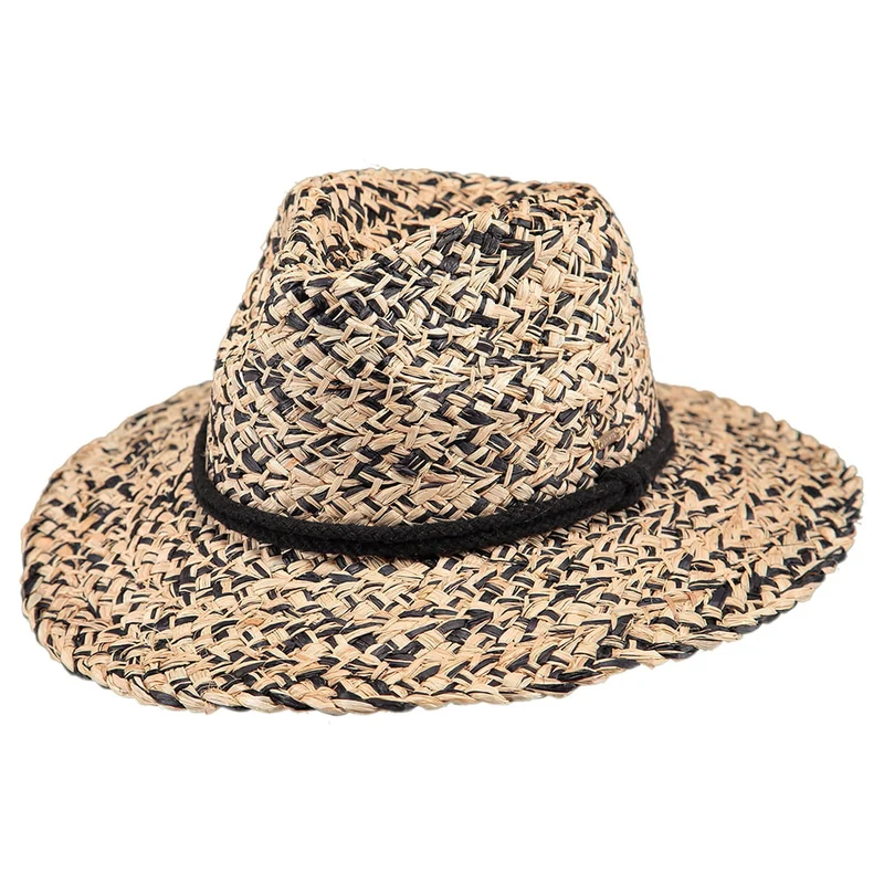 Barts Fatua Fedora Hut aus Raffia Stroh - Natur