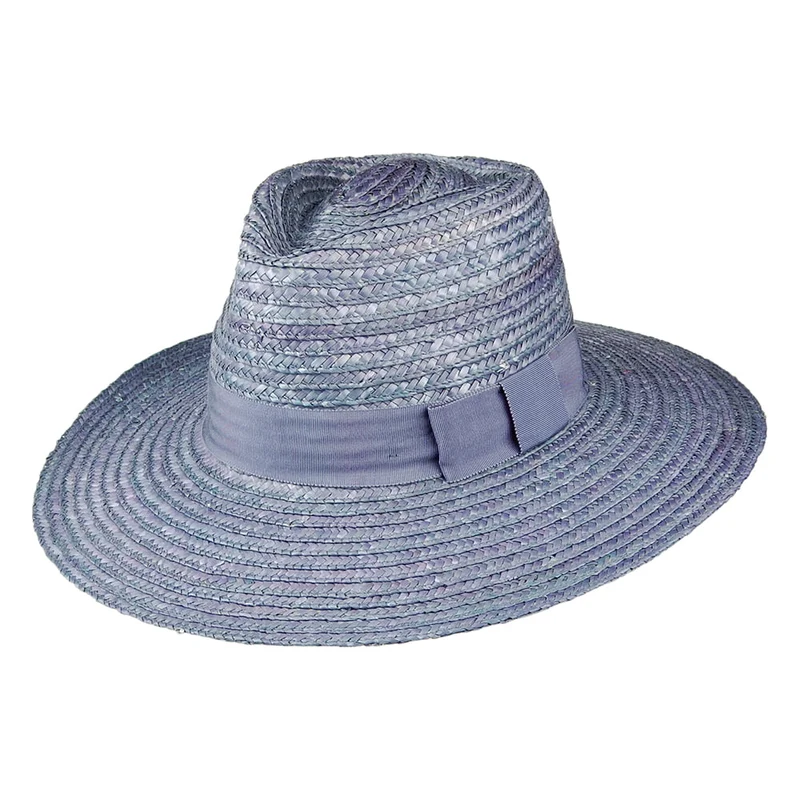 Brixton Joanna Sonnenhut aus Stroh - Eisblau