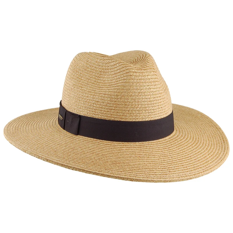 Scala Helena Fedora Hut mit erweiterte Krempe - Toast