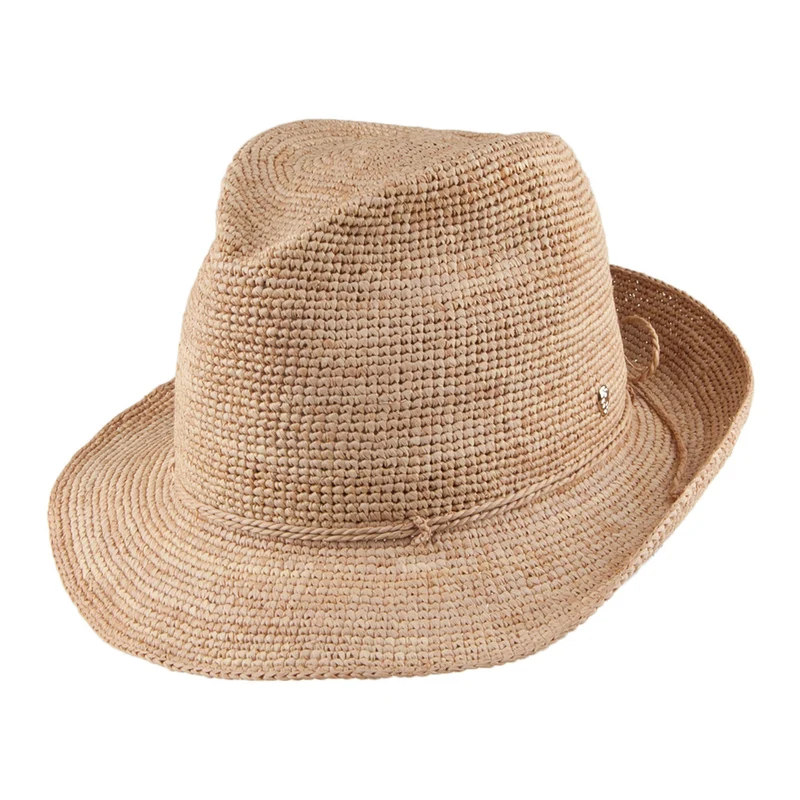 Helen Kaminski Fai Trilby Hut aus Stroh - Natur