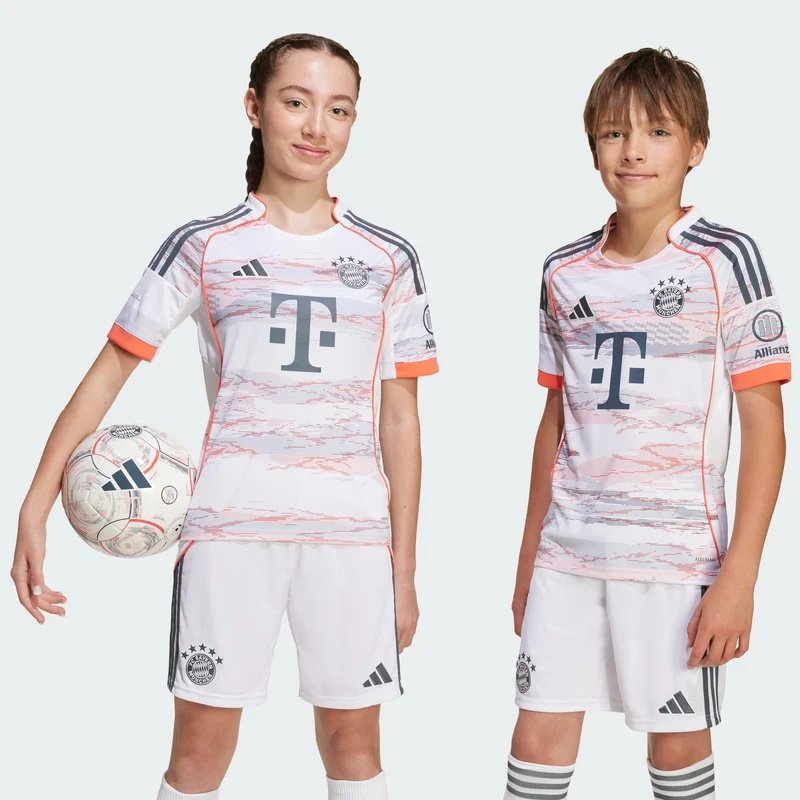 adidas Kids FC Bayern 25/26 Away Jersey
