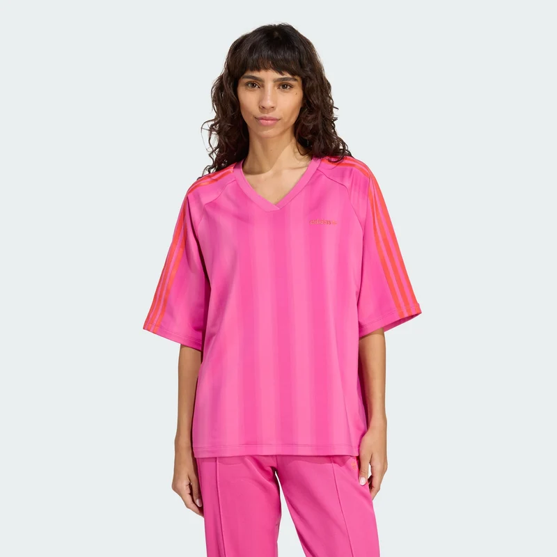 adidas Originals Womens Loose Linear T-Shirt