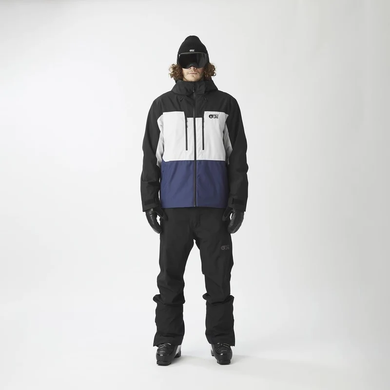 Picture Object Jkt black vapor grey