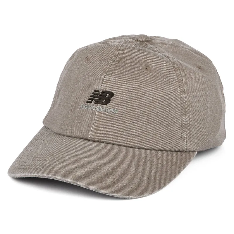New Balance NB Seasonal Classic Baseball Cap aus gewaschener Baumwolle - Pilzfarbig