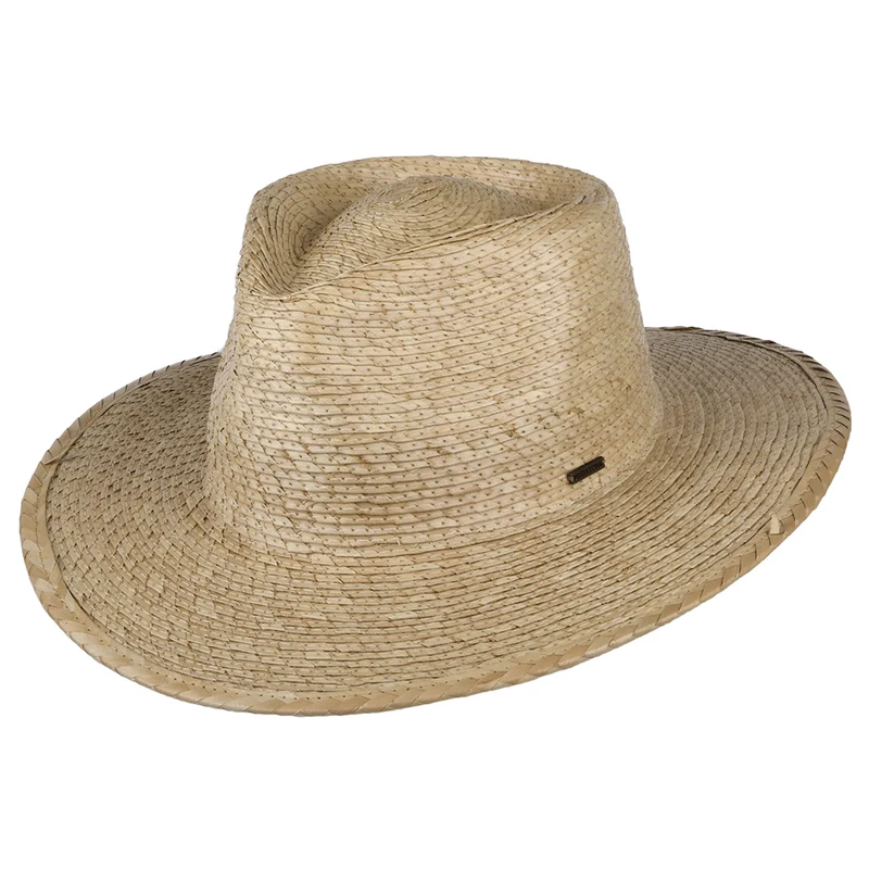 Brixton Marcos Fedora Hut aus Stroh - Natur