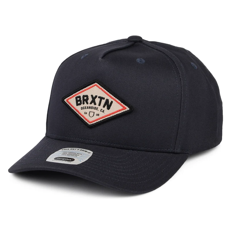 Brixton Tremont C NetPlus MP Snapback Cap - Verwaschenes Marineblau
