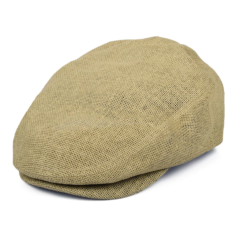 Brixton Hooligan Lightweight X Snap Schiebermütze aus Stroh - Natur