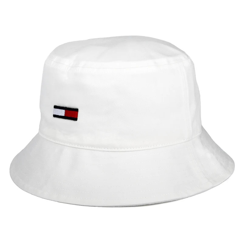 Tommy Hilfiger TJW Flag Fischerhut aus organischer Baumwolle - Weiß