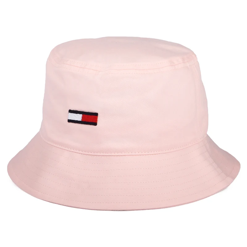 Tommy Hilfiger TJW Flag Fischerhut aus organischer Baumwolle - Hellrosa