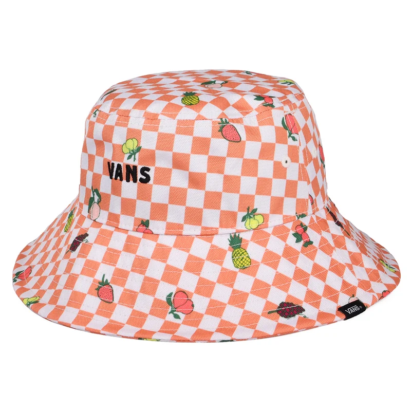 Vans Damen Retrospectator Fischerhut mit Karomuster - Weiß