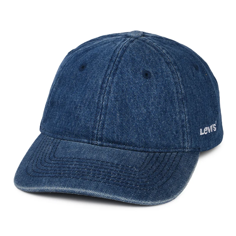 Levi's Essential Denim Baseball Cap - Blau