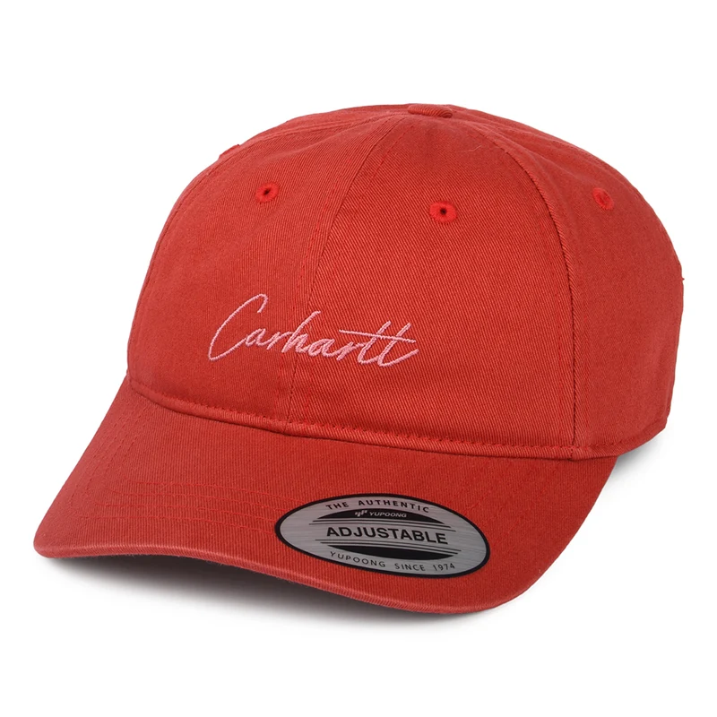 Carhartt WIP Delray Baseball Cap aus Baumwolle - Verwaschenes Rot