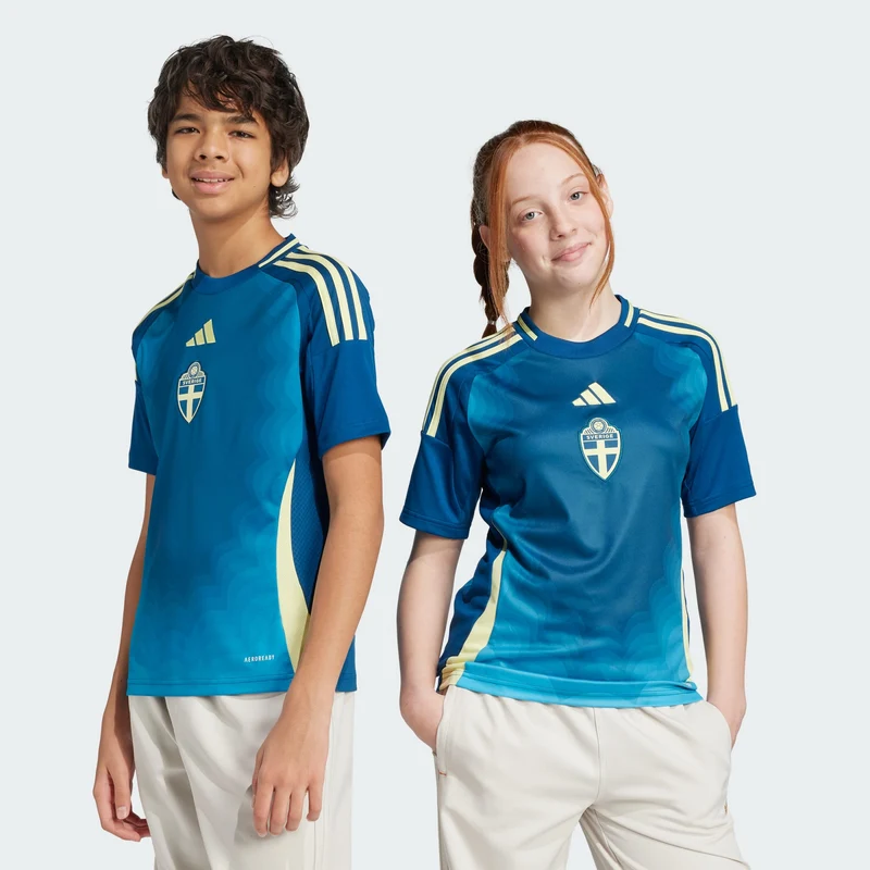 adidas Kids Sweden 25 (Women's Team) Away Jersey