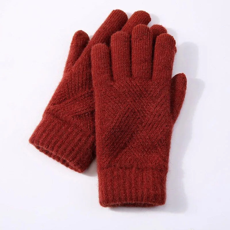 Geraldine Winter-Strickhandschuhe | Kuschelig warm und vielseitig